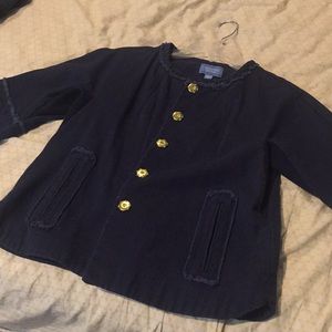Mini blue top blazer
